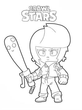 Kids N Fun Com 26 Coloring Pages Of Brawl Stars - brawl stars game worksheet