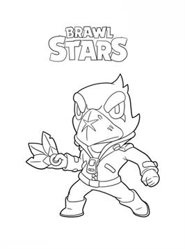 Kids N Fun Com 26 Coloring Pages Of Brawl Stars - brawl stars game worksheet