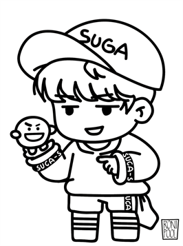 Bts Coloring Sheet