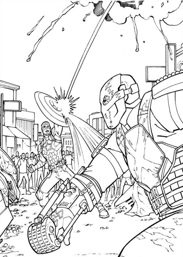 Civil War Coloring Pages 9