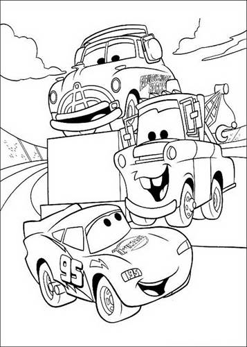 Kids N Fun Com 84 Coloring Pages Of Cars Pixar
