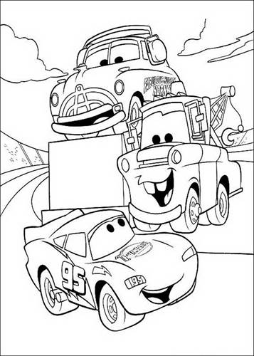 64 Coloring Pages Cars Movie  Latest