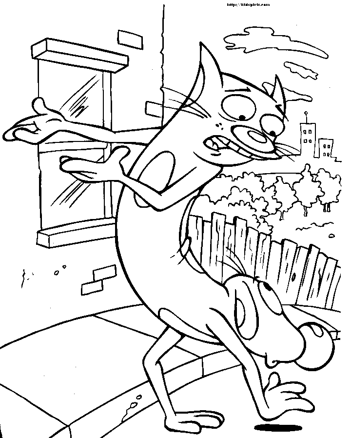 Kids-n-fun.com | 12 coloring pages of Catdog