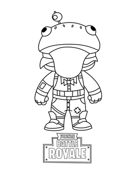 Coloring page Fortnite x lord 