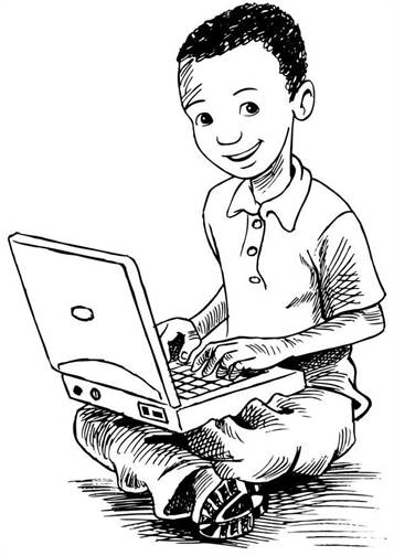 computer coloring pages for kids printable