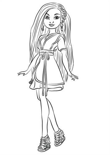 Kids-n-fun.com | 15 coloring pages of Disney Descendant Wicked World