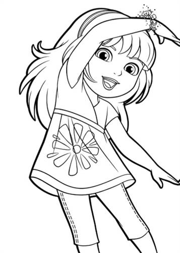 dora and friends coloring pages pdf