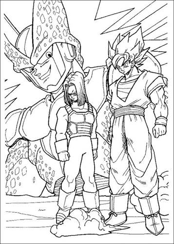 Descubra a emoção de Dragon Ball Z Dragon Coloring Pages