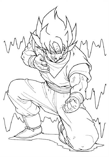 Dragon Ball Z Coloring Pages