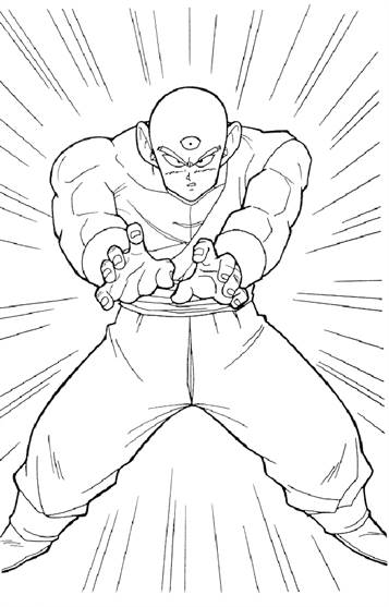 SonGoku Super Saiyajin - 2 - Dragon Ball Kids Coloring Pages