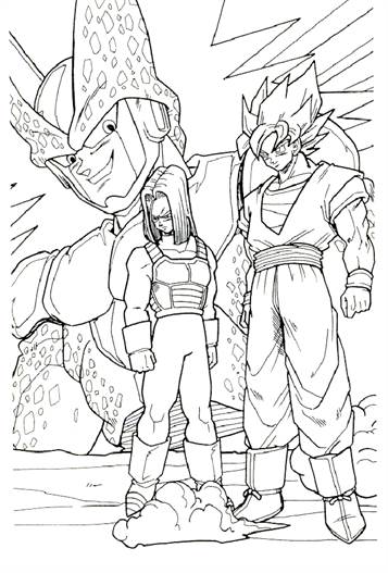 Dragon Ball - Dragonball coloring pages printable games