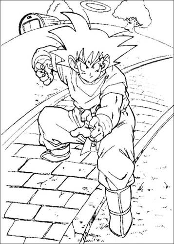 Dragon Ball Gt Coloring Pages  Dragon ball, Desenhos dragonball