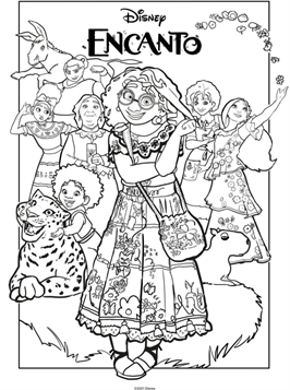 23+ Dolores Encanto Coloring Page