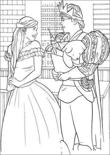 Kids-n-fun.com | 15 coloring pages of Enchanted