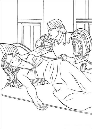 Kids-n-fun.com | 15 coloring pages of Enchanted