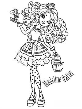 Coloring pages, Ever after high, Rosabella beauty