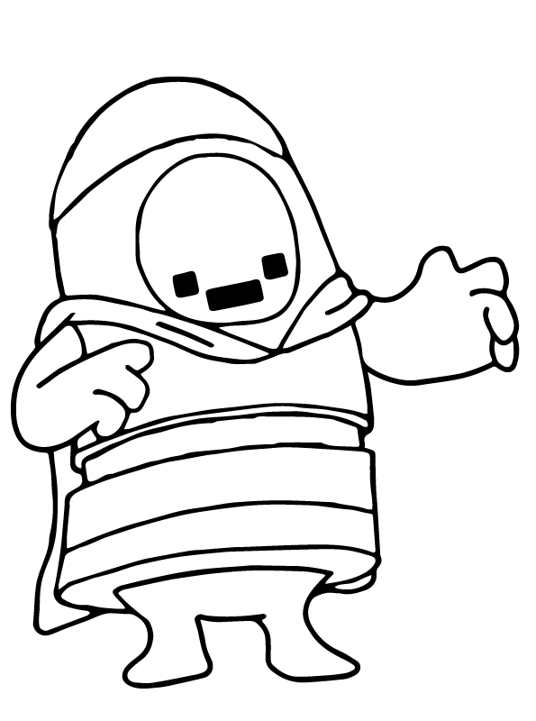 Kids-n-fun.com | Coloring page Fall Guys Ultimate knockout fall guys 3