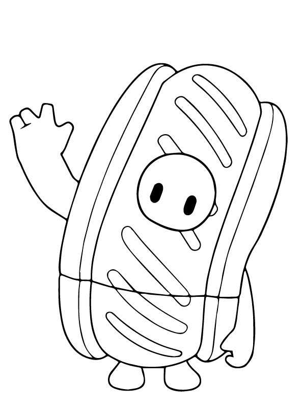 Kids-n-fun.com | Coloring page Fall Guys Ultimate knockout fall guys 6