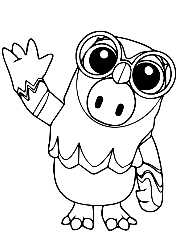 Kids-n-fun.com | Coloring page Fall Guys Ultimate knockout nerd