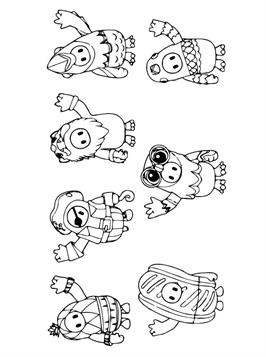 Kids-n-fun.com | 20 coloring pages of Fall Guys Ultimate knockout