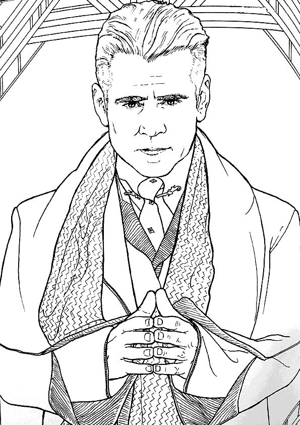 Kids-n-fun.com | Coloring page Fantastic Beasts and Where to Find Them