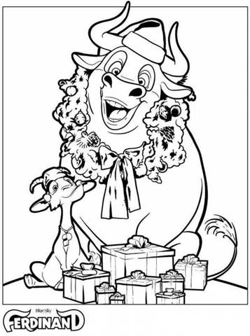 Kids-n-fun.com | 8 coloring pages of Ferdinand