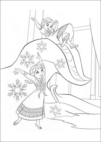 kidsnfun  35 coloring pages of frozen