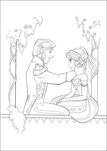 frozen coloring sheets hans