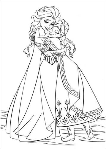 88 Disney Coloring Pages Elsa And Anna  Latest Free