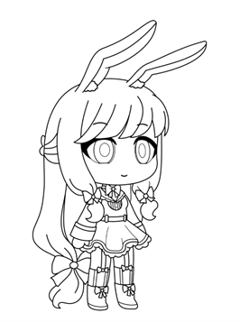 Coloring page Gacha life Gacha Life 2