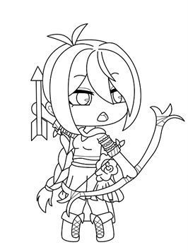 Coloring page Gacha life Gacha Life 2