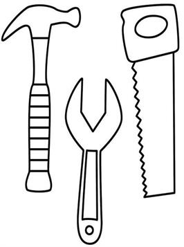 FREE Tools Coloring Sheets