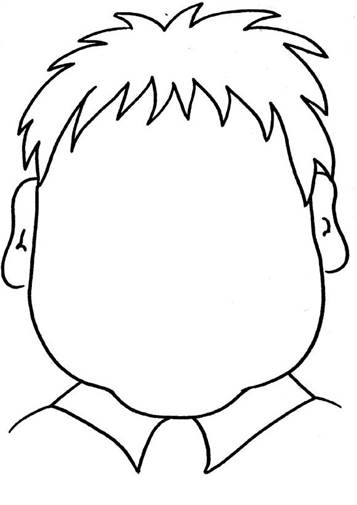 coloring pages of childrens faces