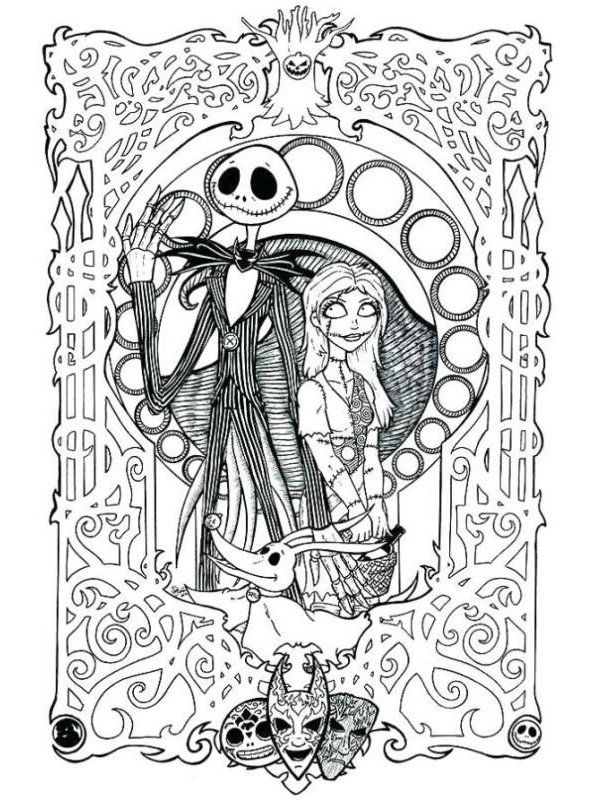Kids-n-fun.com | Coloring page Halloween for adults Halloween