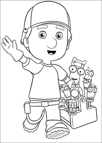 Kids N Fun Com 29 Coloring Pages Of Handy Manny