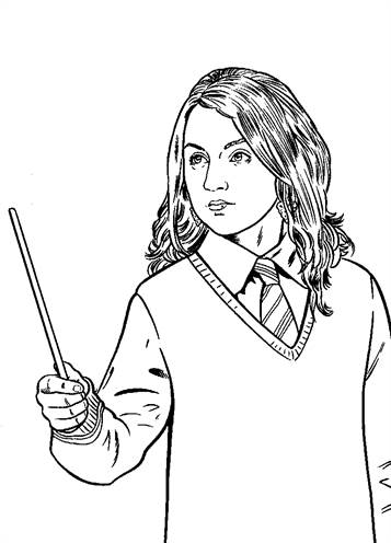Welp Kids-n-fun.com | 24 coloring pages of Harry Potter and the Order BG-58
