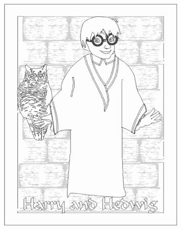 Verrassend Kids-n-fun.com | 89 coloring pages of Harry Potter JB-11