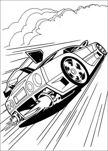 Ongebruikt Kids-n-fun.com | 41 coloring pages of Hot Wheels OE-88