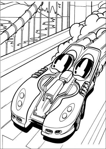 Ongebruikt Kids-n-fun.com | 41 coloring pages of Hot Wheels AC-26