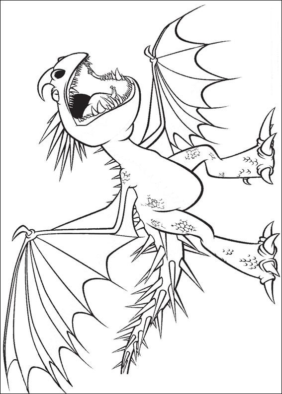 Download Kids-n-fun.com | Coloring page How to train your dragon ...