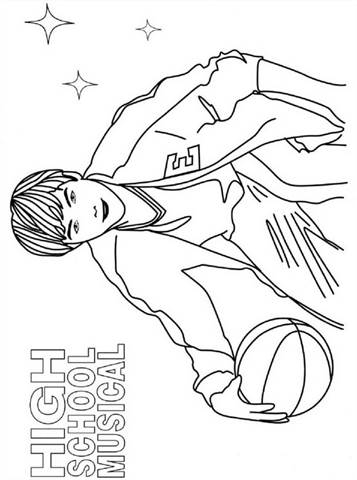 Kids N Fun Com 9 Coloring Pages Of High School Musical