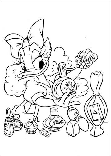 Kids N Fun Com 30 Coloring Pages Of Daisy Duck