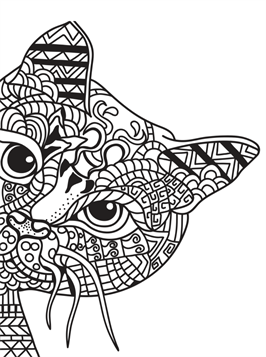 Kids-n-fun.com | 30 coloring pages of Cats adults