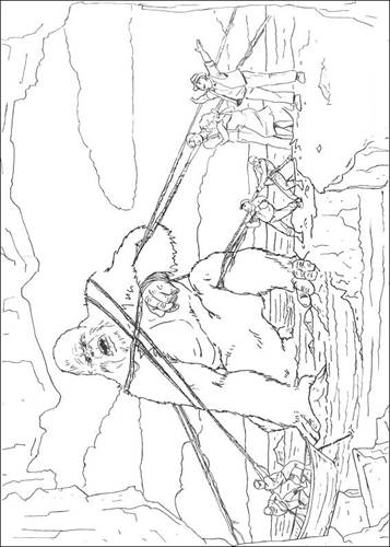 Kids-n-fun.com | 15 coloring pages of King Kong