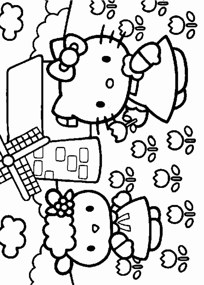 Kids-n-fun.com | Coloring page Hello Kitty Hello Kitty