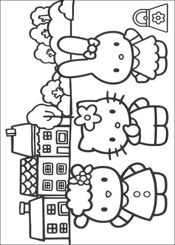 Kids-n-fun.com | 54 coloring pages of Hello Kitty