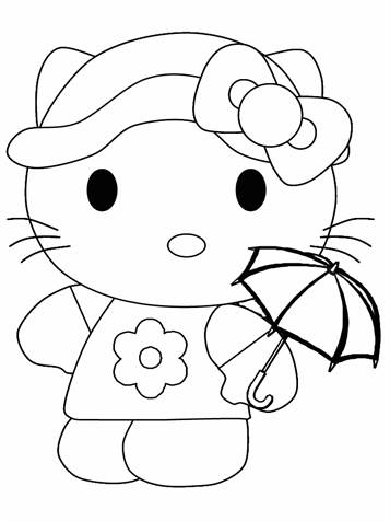 Kids-n-fun.com | 54 coloring pages of Hello Kitty