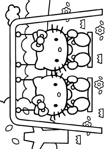 Kids-n-fun.com | 54 coloring pages of Hello Kitty