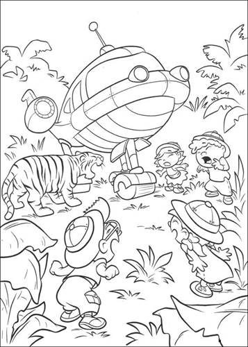 little einstein rocket ship coloring pages