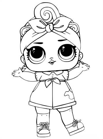 Fun and Educational LOL Dolls Coloring Pages for Kids